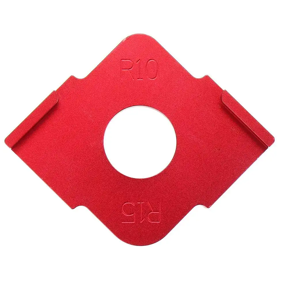 

3 Pcs Wood Cutting Panel R5-R30 Quick-Jig Templates Aluminium Alloy Router Table Bits Jig Corner Woodworking Trimming Tool