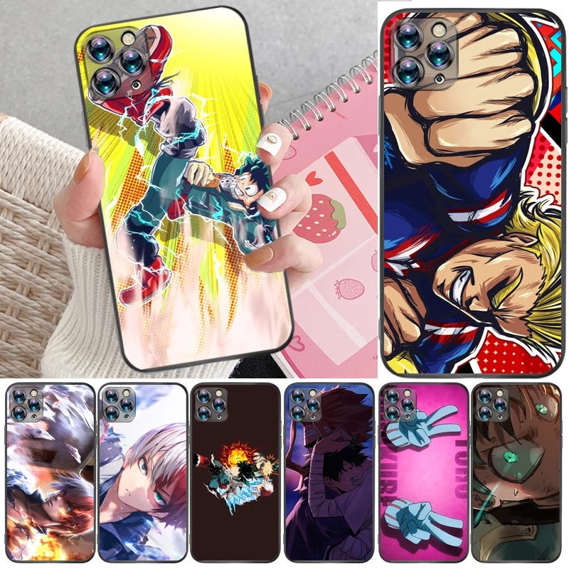 

My Hero Academia Tomura Boku Dabi Shigaraki Todoroki Shouto Bakugou Katsuki Phone Case For iPhone 11 Pro Max Back Cover Cases