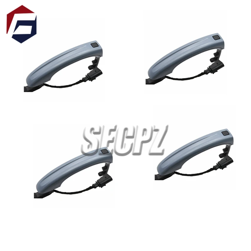 

Всадная Передняя и внешняя дверная ручка 4L0837205A 4L0837205B GRU для Audi Q7 2007- 2012 2013 2014 2015 2016 2017, 4 шт.