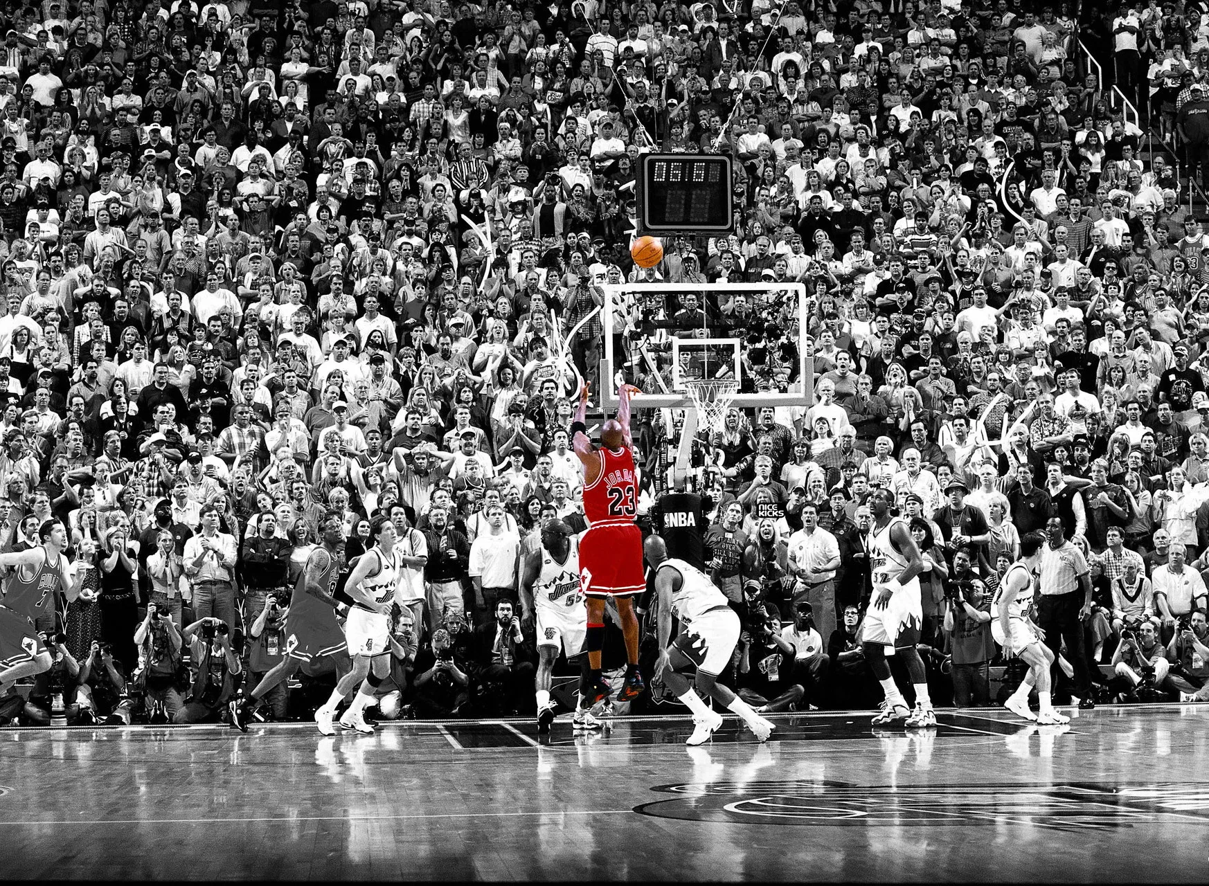 Постер на холсте с изображением баскетбольной звезды мухи Dunk спортивное