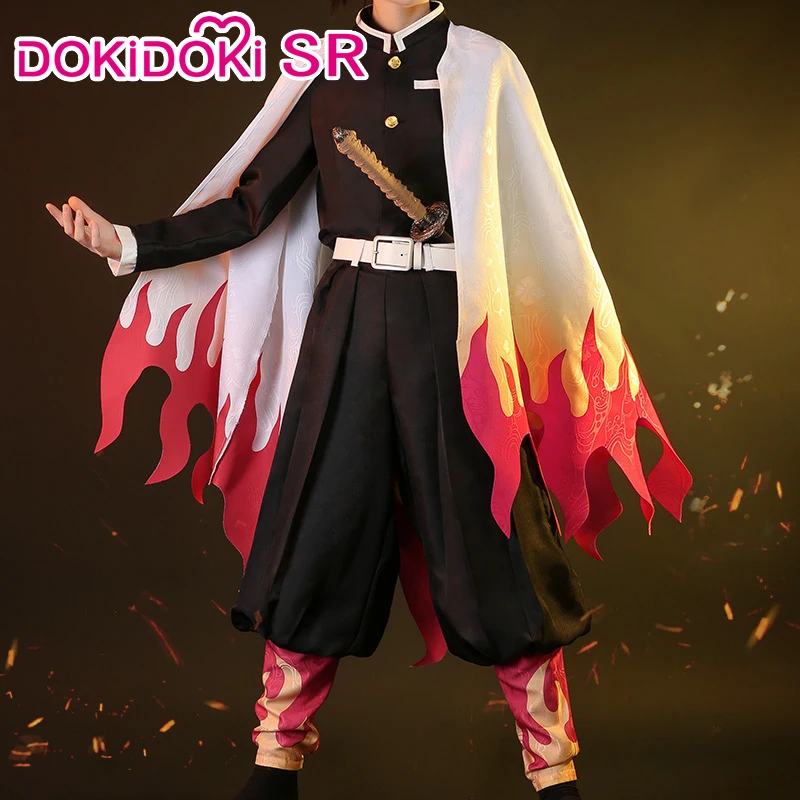 

IN STOCK DokiDoki-SR Anime Demon Slayer: Kimetsu no Yaiba Cosplay Rengoku Kyoujurou Men Costume Kimetsu no Yaiba Cosplay Rengoku