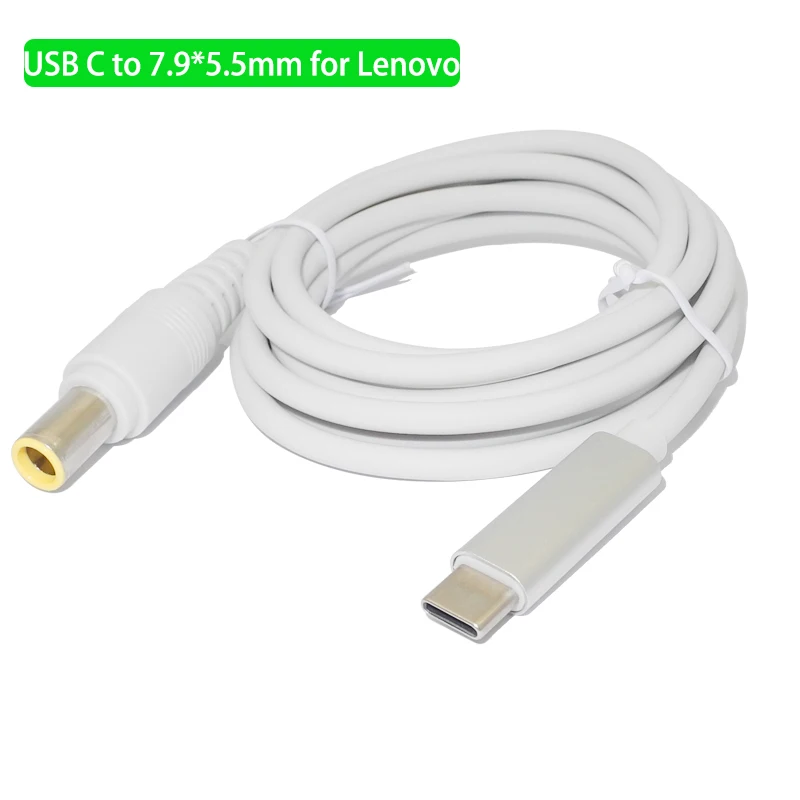 USB C Type к 7 9*5 5 мм конвертер зарядный кабель для ноутбука Lenovo T400 T410 T420 T430 T500 T510 T520 T530