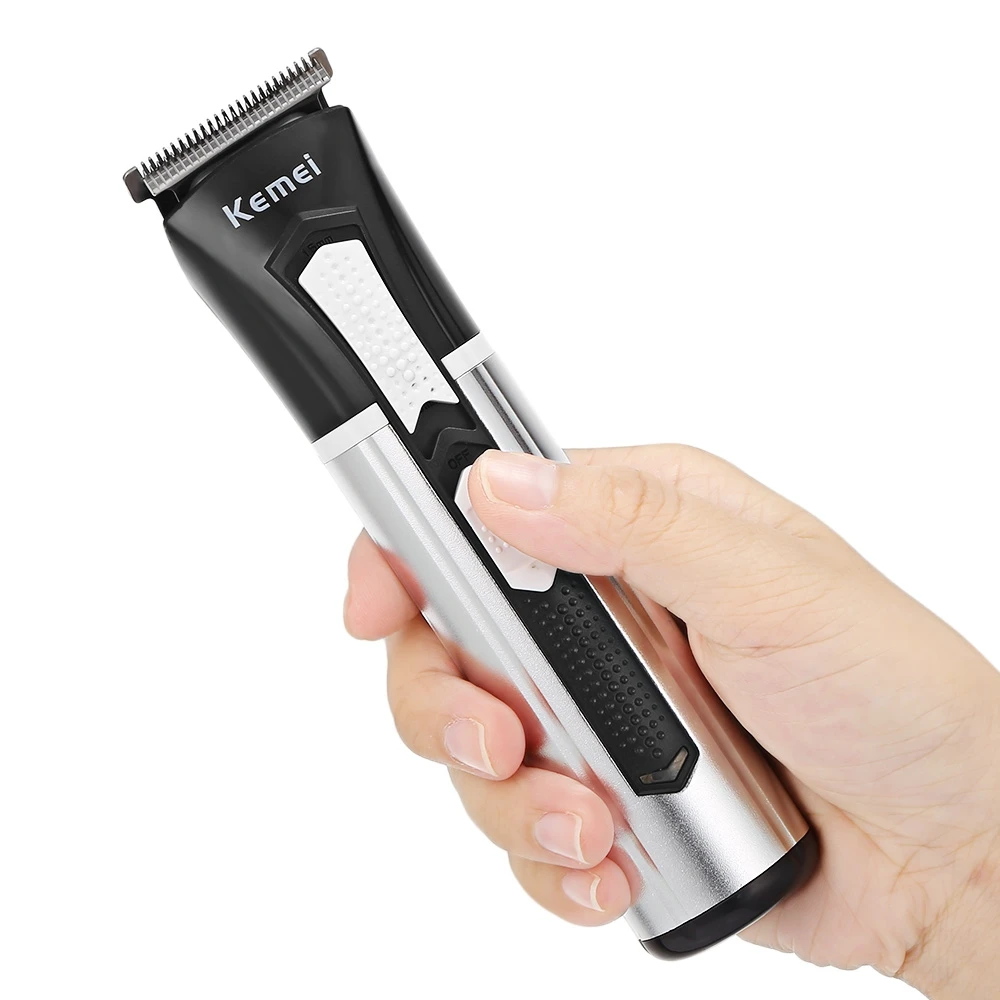 

Kemei KM-3007 Professional Electric Hair Trimmer Clipper Haircut Titanium Alloy Blade 3 In 1 Low noise Four limit Combs