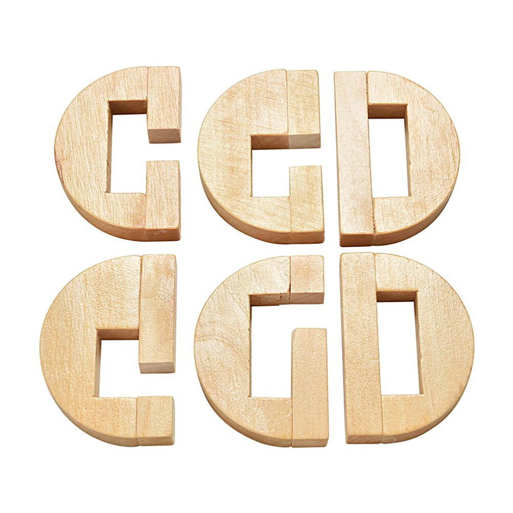 

Traditional Wooden Luban Locks Old China Ancestral Locks Brain Teaser Puzzle Educational Toys Magic Cube Multiple