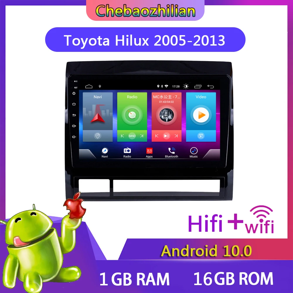 Android 10 0 для Toyota Tacome/Hilux 2005 2013 автомагнитола с левой ручкой мультимедийный