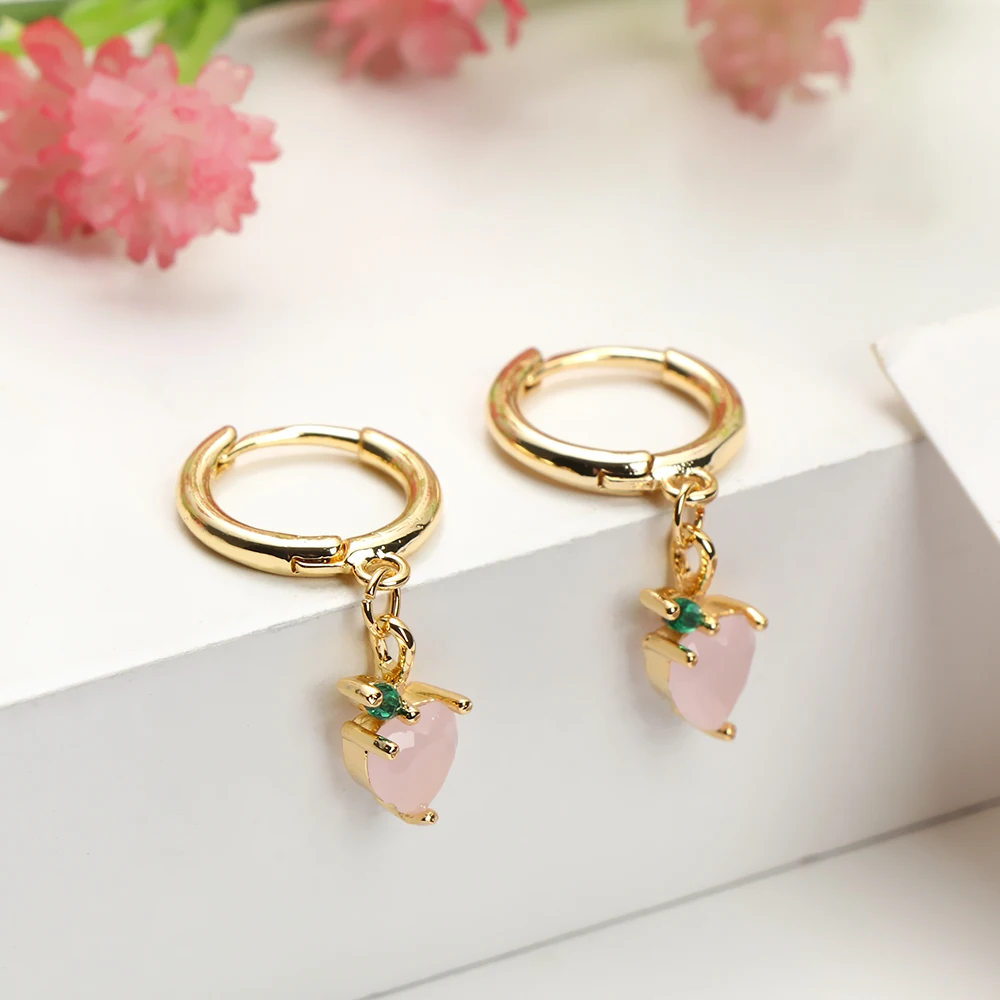 Женские блестящие серьги маленькие с кристаллами | Украшения и аксессуары