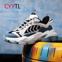 cyytl fashion ins hot mens sneakers thick sole sports running youth boys shoes outdoor walking breathable tennis for students