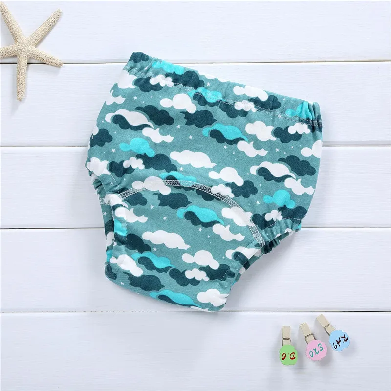 Pa&ntilde;ales reutilizables de algod&oacute;n para beb&eacute;, bragas de entrenamiento, ropa interior lavable, 1 ud.-4