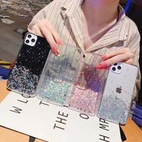 bling glitter soft phone case for iphone 11 pro xs max xr x 8 7 plus with holder stand back cover for iphone 12 pro se 2020 case