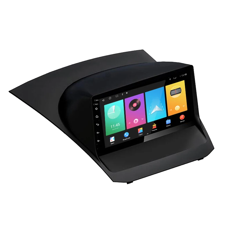 Автомагнитола для Ford Fiesta 2009-2017 Android 10 2 Din 9 дюймов мультимедиа стерео Carplay
