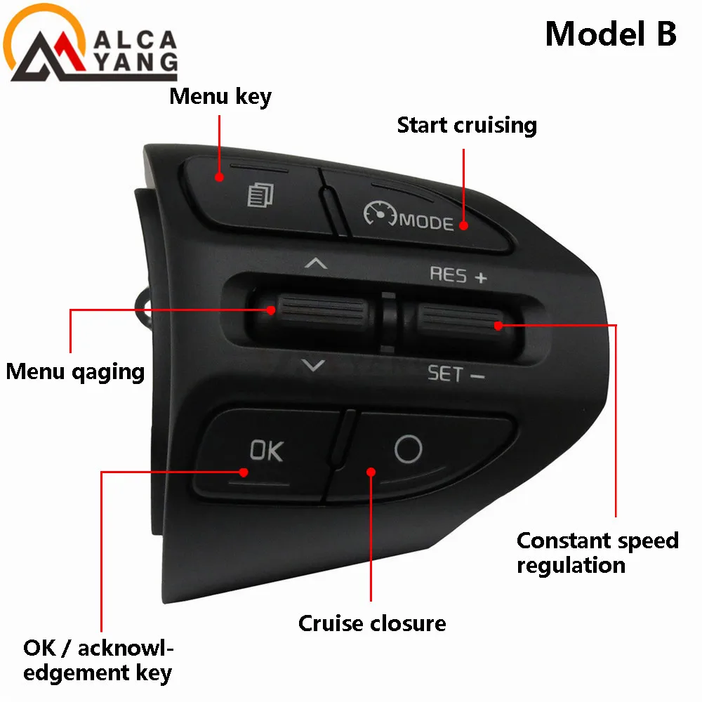 Кнопка рулевого колеса для KIA K2 RIO RIO X линейные кнопки Bluetooth телефон круиз контроль громкости
