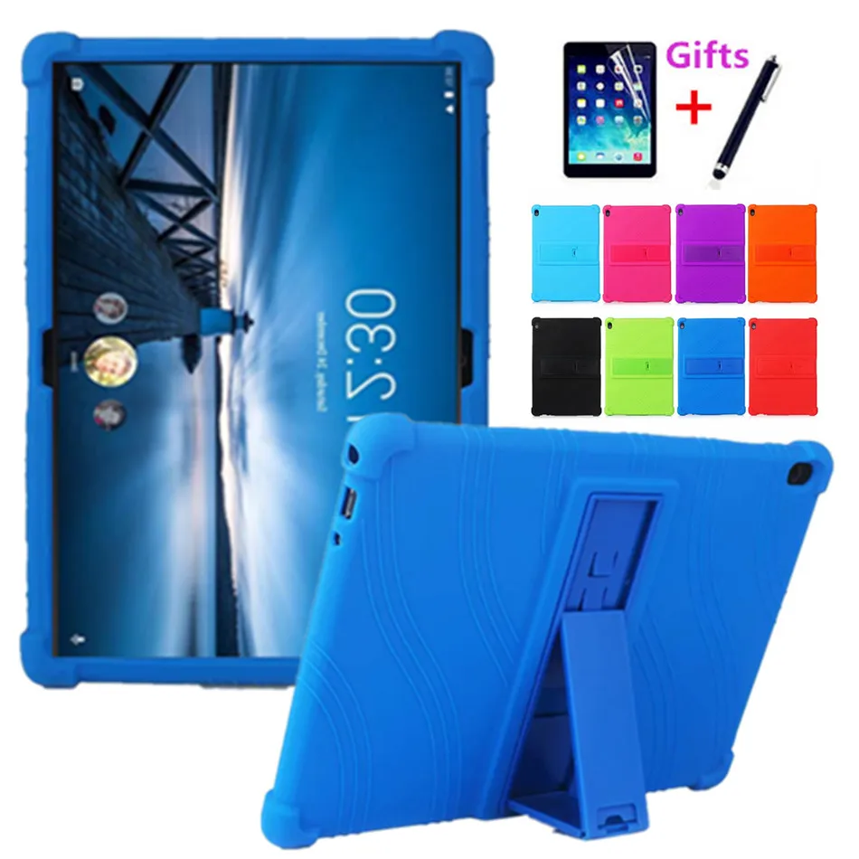 

Case For Lenovo Tab M10 FHD Plus TB-X606F TB-X606X 10.3" Stand Soft Silicon Cover For Lenovo Tab P10 M10 10.1" Tablet Shell Capa
