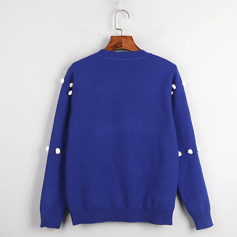 

women sweaters and pullovers 2020 argyle embroidery long sleeve knit tops o-neck jumper fashion jersey spring autumn winter ins