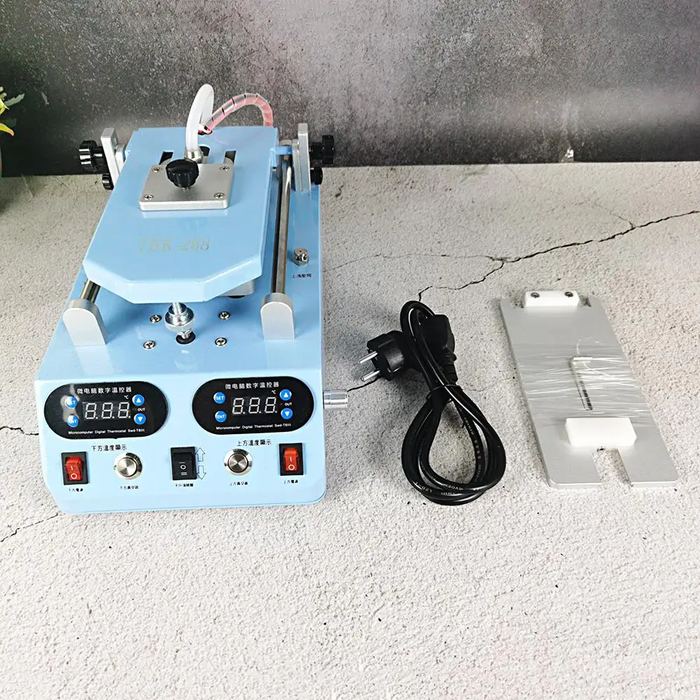 Прямой сепаратор экрана нагревательный аппарат для телефона стекло TBK 268