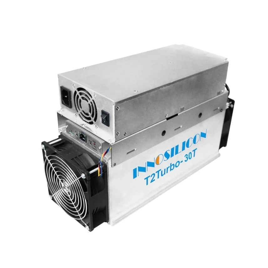 

USED BTC Miner Asic Bitcoin Miner Innosilicon T2T 30T More economical than T2 T3 Antminer Z15 S17 T17 Z11 WhatsMiner M20S M21S