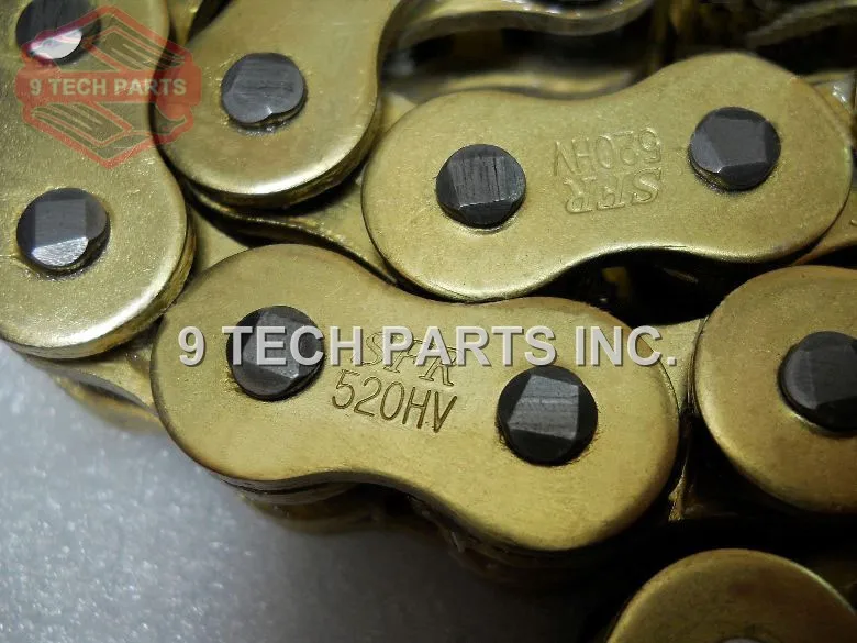 Бесплатная доставка! Новинка, гоночные запчасти GN250 цепочка исполнения O-RING 520HV 100