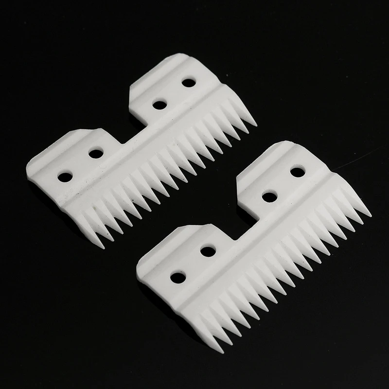 10Pcs/Lot Replaceable Ceramic 18 Teeth Pet Ceramic Clipper Cutting Blade for Oster A5 Series