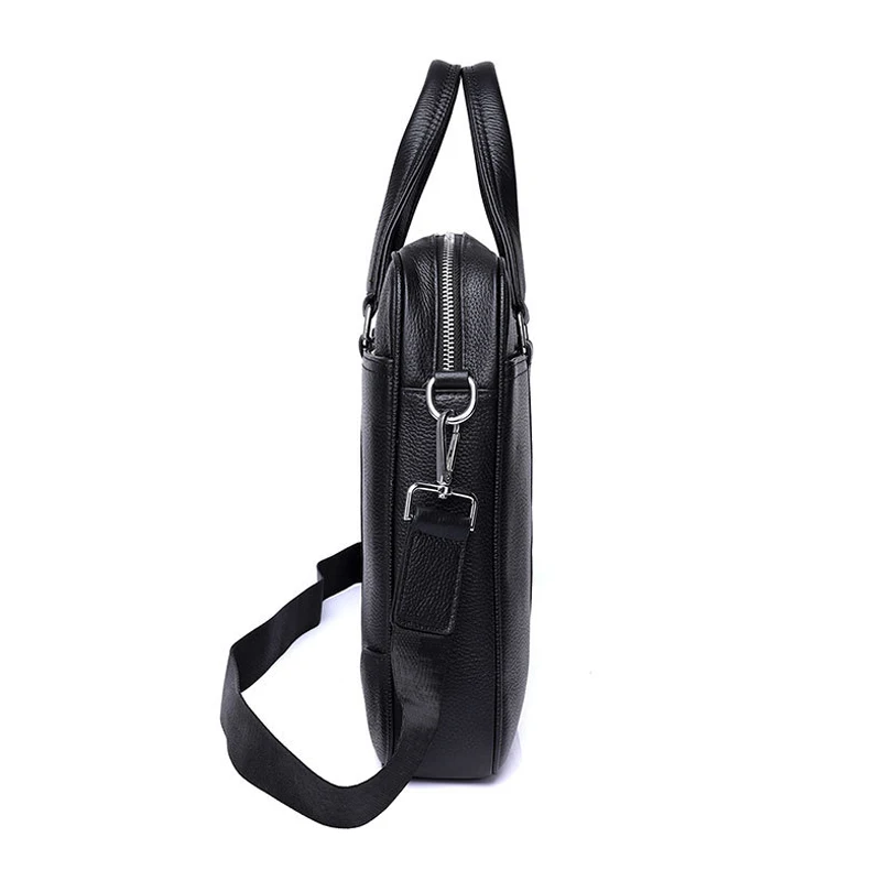 Мужской портфель из натуральной воловьей кожи Роскошный деловой мессенджер на