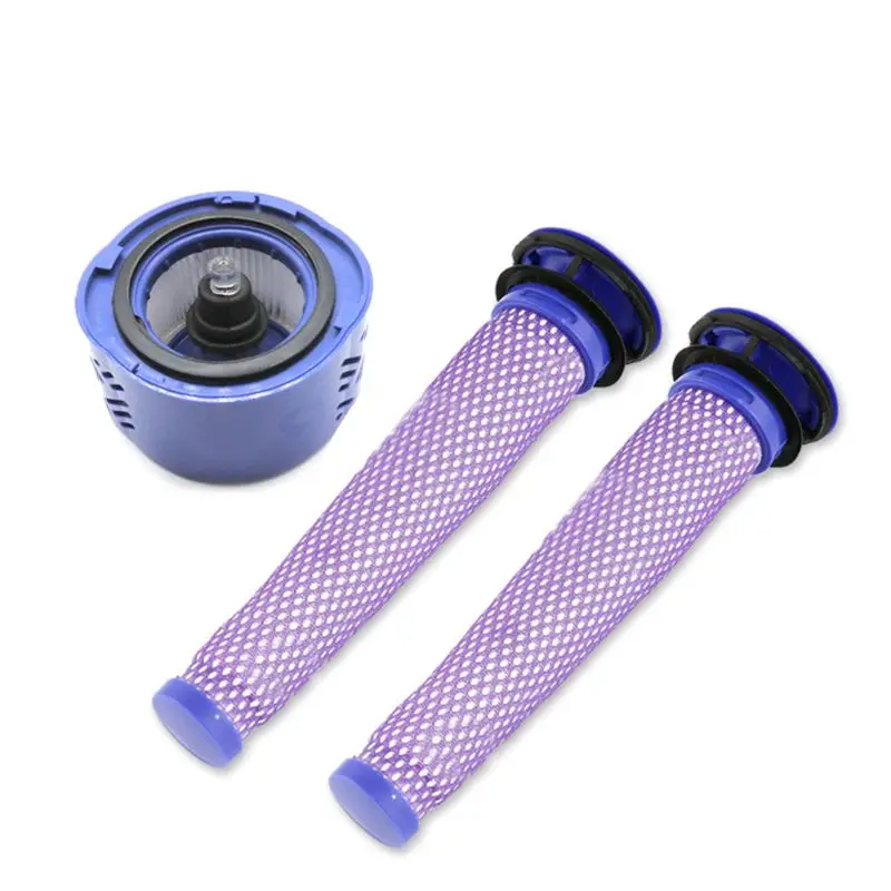 

Post Motor Filter + 2pcs Pre Filters + Cleaning Brush V6 Cordless Vacuum Cleaner Replacements Parts U1JE