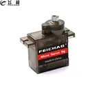 FEICHAO MG90S 9g металлическаяпластиковая Шестерня RC микро сервопривод для радиоуправляемой модели грузовика лодки гоночного автомобиля вертолета самолета и робота
