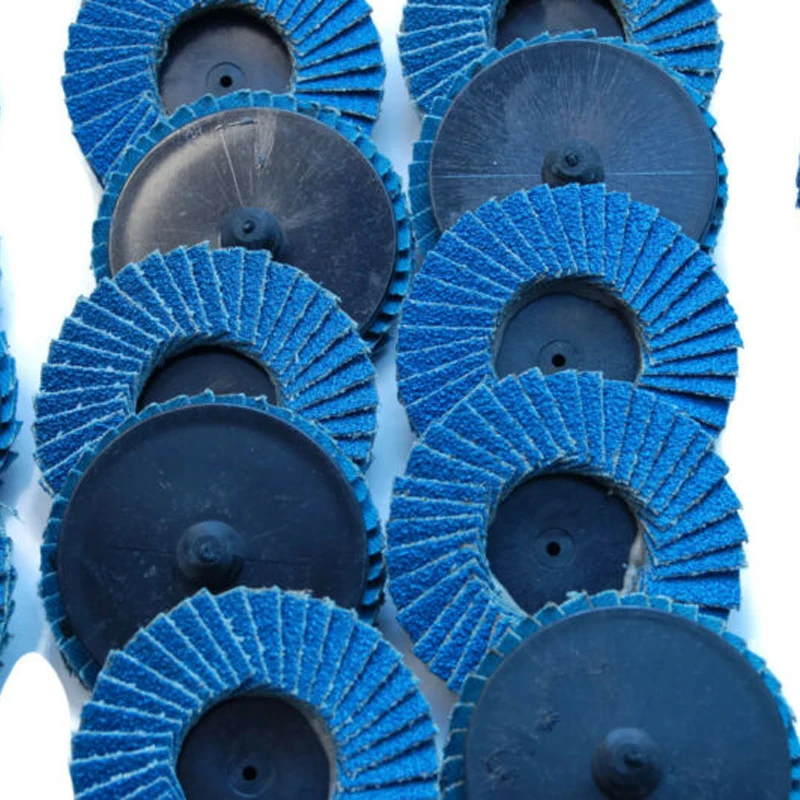 

30pcs 2 Inch 80 Coarse Grit Assorted Flap Sanding Disc Wheels Type R Twist-Lock Disk Set For Grinding, Polishing, Descaling