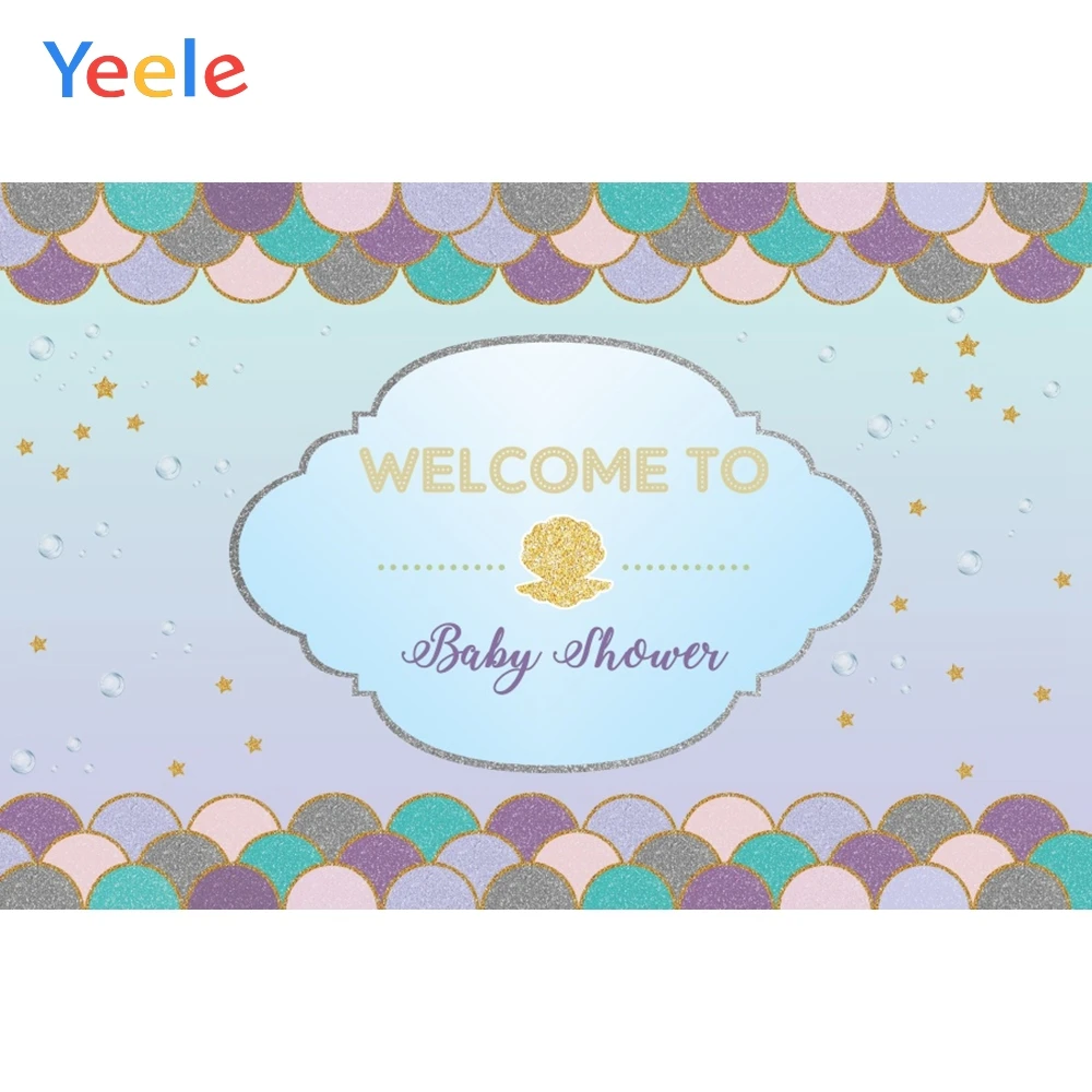 Фоны Yeele для фотосъемки с изображением маленькой Русалочки вечеринки в честь Дня