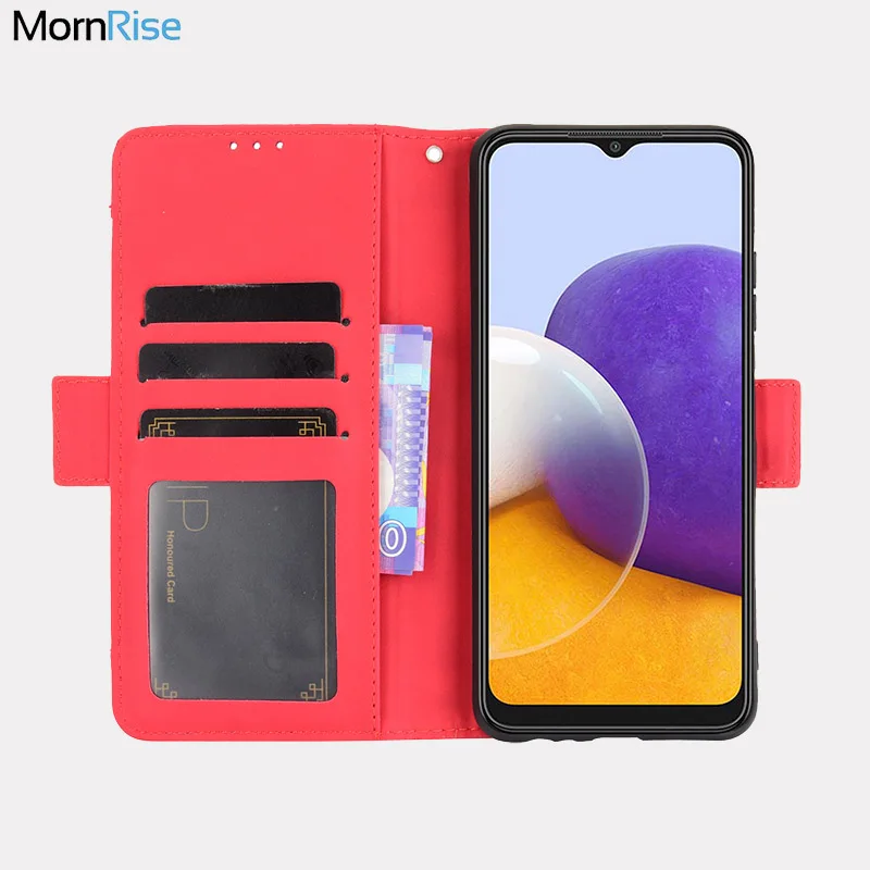 

For Samsung Galaxy A22 5G Wallet Case Magnetic Book Flip Cover For Samsung A22 5G Card Photo Holder Luxury Leather Phone Fundas