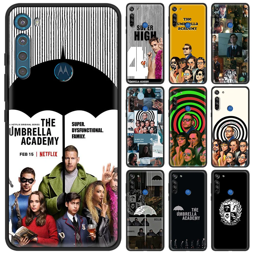 

Umbrella Academy Silicone TPU Case for Motorola G8 G9 Power G10 G30 One Fusion Edge G Stylus E6S Play Plus Phone Cover Shell