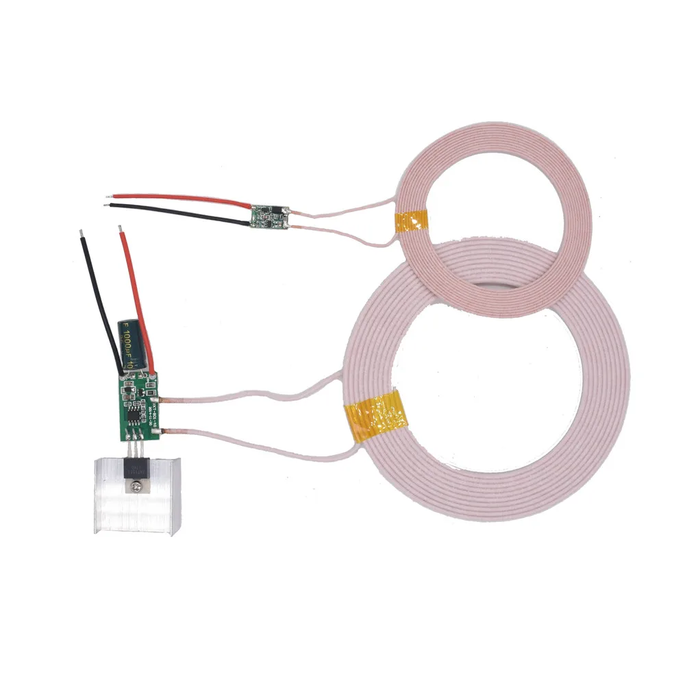 

Taidacent 20mm Remote 24V TX Wireless Charging PCB Board Custom 8.4V 800mA Battery Induction Magnetic Wireless Fast Charger