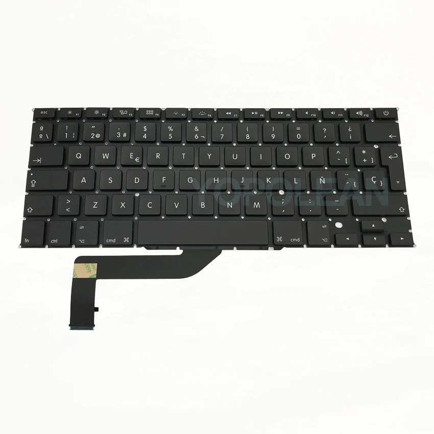 5 шт./лот новая A1398 испанская клавиатура для MacBook Pro Retina 15 дюймов 2012 2013 2014 2015