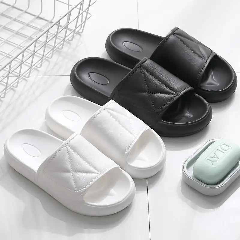 Шлепанцы женские для дома и улицы Нескользящие сандалии летняя пляжная обувь