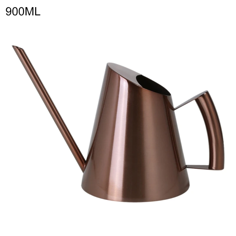 

Home&Garden Supplies 400/900/1500ml Stainless Steel Watering Can Garden Flower Plants Long Mouth Sprinkling Pot Tool