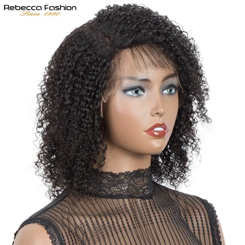 Парики из человеческих волос короткие волосы с детскими волосами натуральные