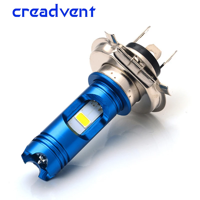 Светодиодная мотоциклетная фара Creadvent H4 лампа высокой/низкой яркости все в одном