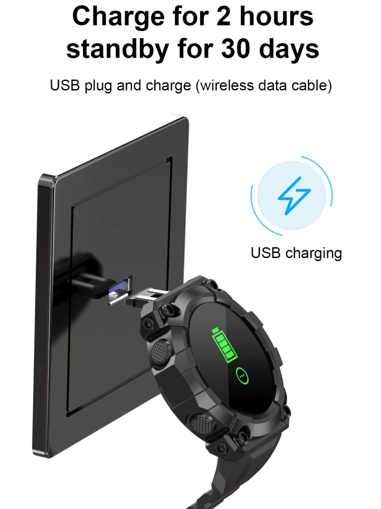 Смарт-часы FD68S для мужчин и женщин спортивные фитнес-трекеры цифровые наручные с