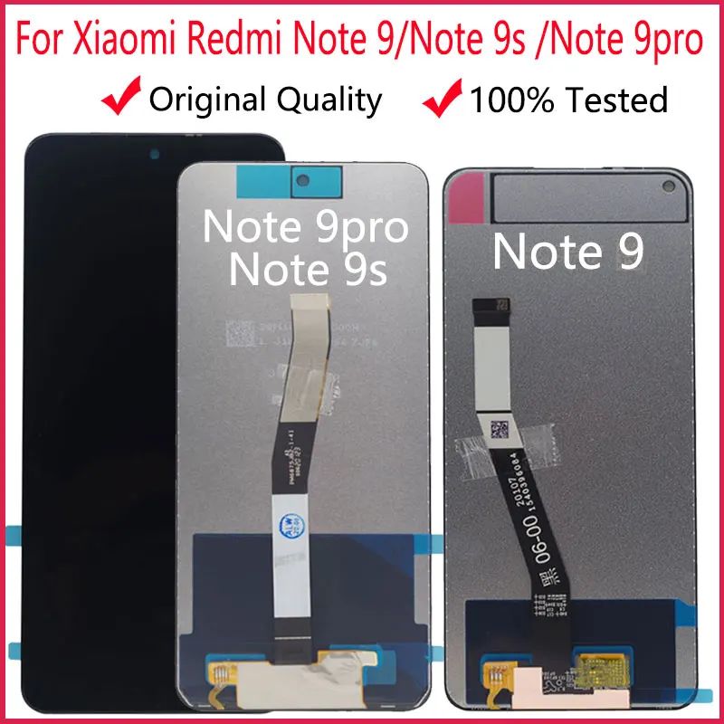 Оригинальный дисплей для Xiaomi Redmi Note 9 LCD сенсорный экран дигитайзер сборка ЖК pro