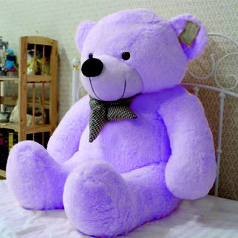 

Hot Sale Giant 39" Huge Teddy Bear Purple Big Stuffed Animal Plush Soft Toy Doll Cotton Bear Unisex Other Fashion