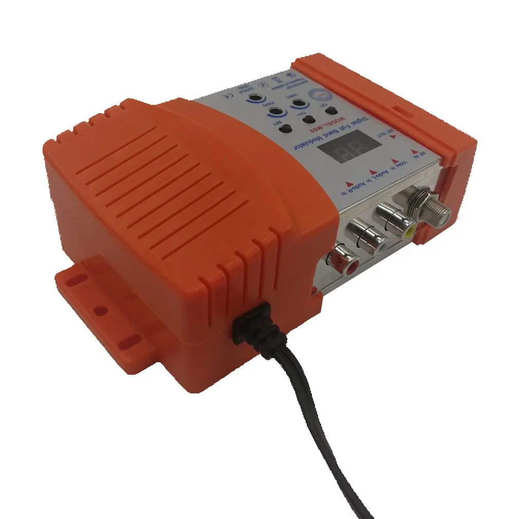 M69C/M69L dulator Полнодиапазонный цифровой модулятор RF AV к ТВ конвертер VHF UHF PAL/NTSC