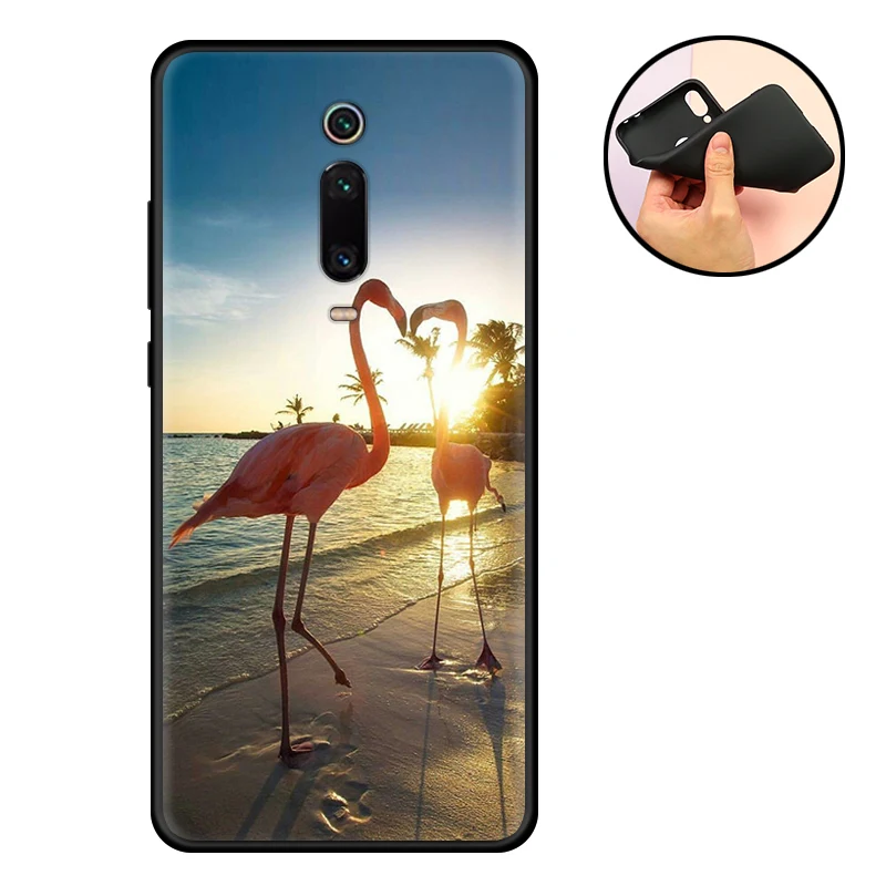 HBNPM Чехлы для Xiao mi Red mi K20, чехол Red mi K20 Pro, черный матовый Силиконовый чехол mi 9 T, задняя крышка для mi 9 T mi 9 T mi 9 T mi 9 T K 20 - Цвет: HBNPM