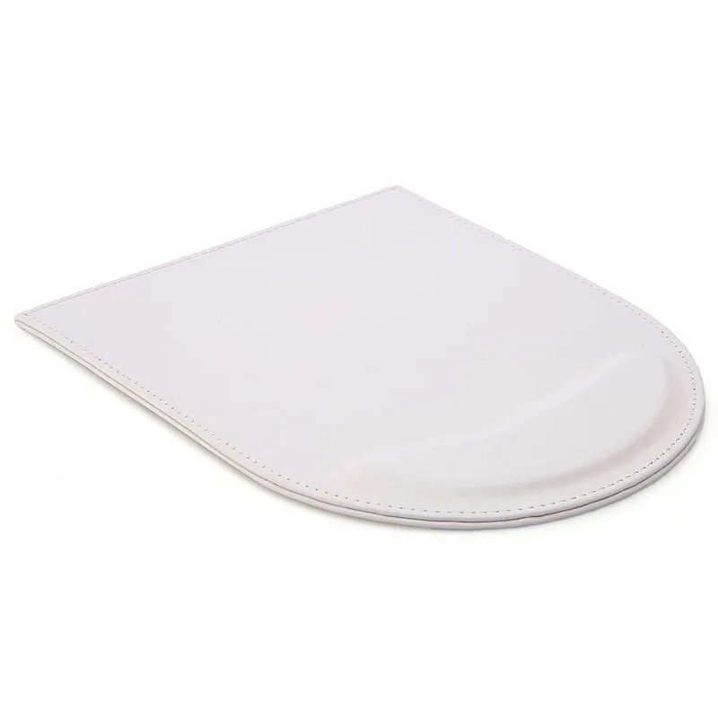 White HECULAS коврик для мыши, искусственная кожа, подставка для запястья, офисный коврик для мыши, для бизнеса, домашнего стола, коврик для мыши - Цвет: White