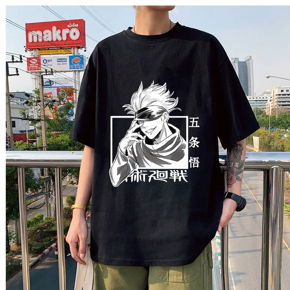 

2021 Hottest Tees Jujutsu Kaisen Printed Comfortable Couple T-shirts Graphic Classic Summer New T Shirt Oversize Unisex Clothing