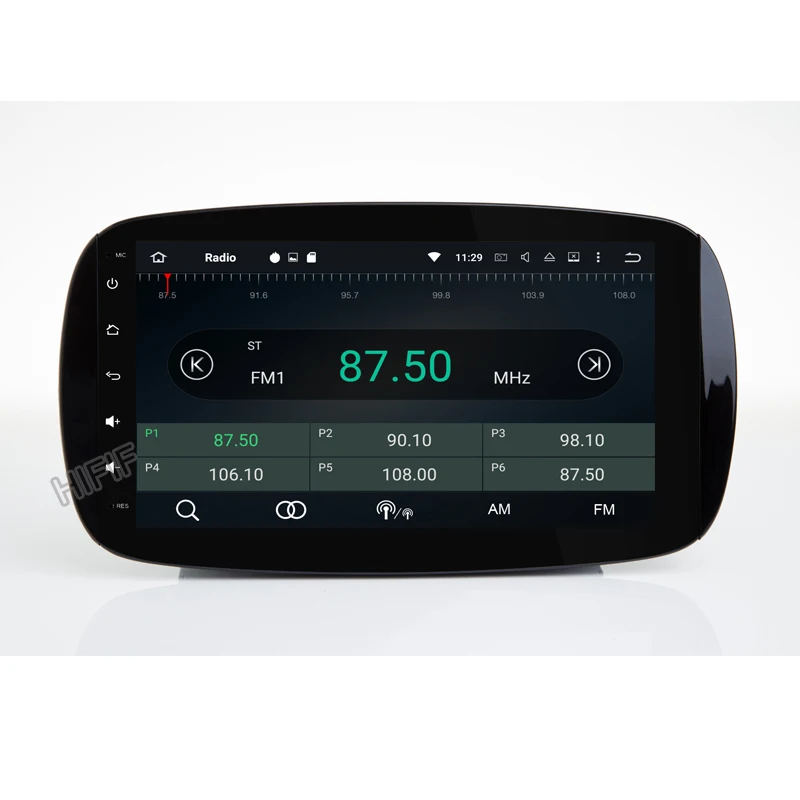 Автомобильный радиоплеер для Mercedes Benz Smart Qcta 8 core RAM 4G ROM 64G DSP IPS Android 10 GPS стерео аудио