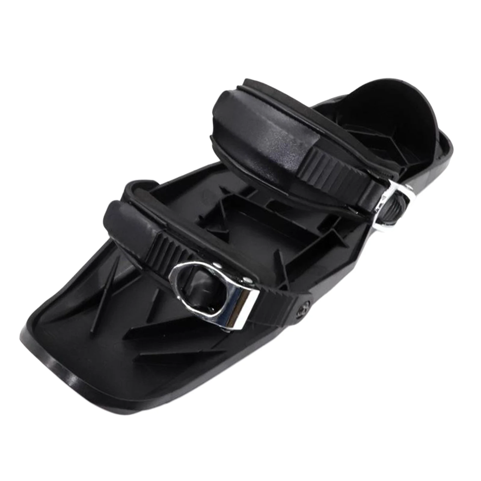 

Mini Ski Skates Women Men Portable Snowskates Skiing Short Skiboard Snowskate with Adjustable Bindings Over Boots Wearing