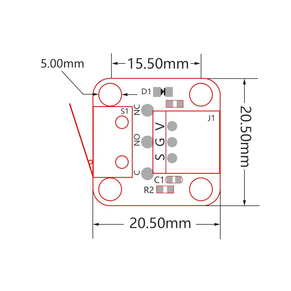 SIMAX3D 3D принтеры аксессуары X/Y/Z оси концевой упор микро выключатель 3Pin N/O N/C