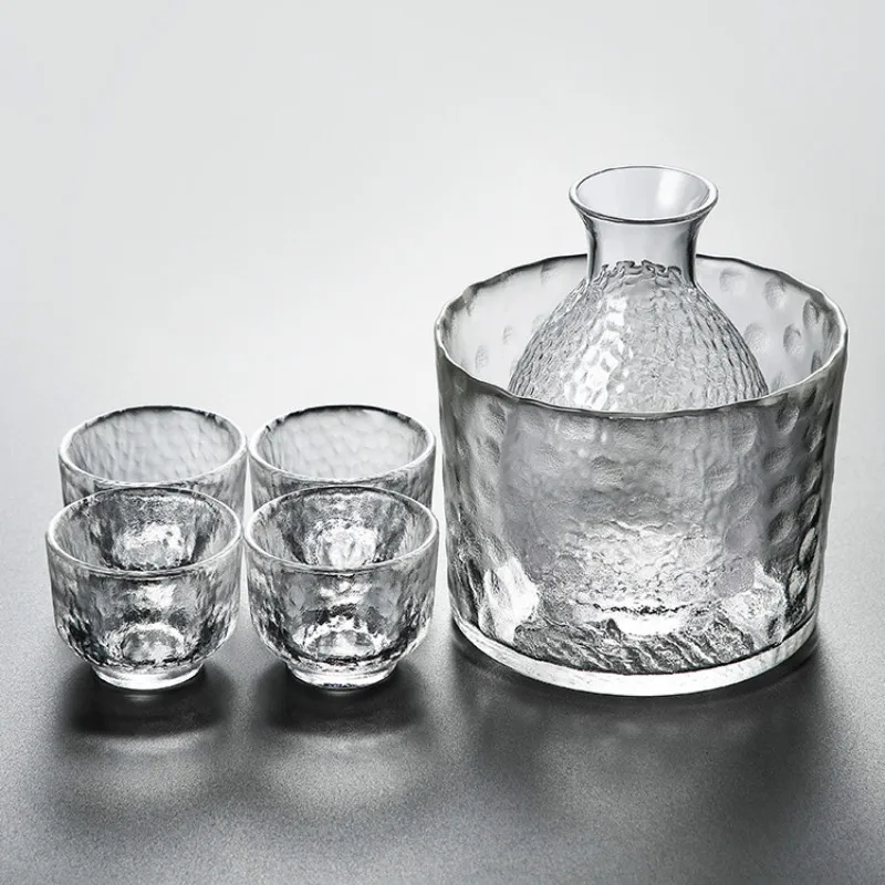 

Прозрачное стекло в скандинавском стиле, практичная простая стеклянная бутылка для виски, Мужской подарочный набор, роскошная коллекция, п...