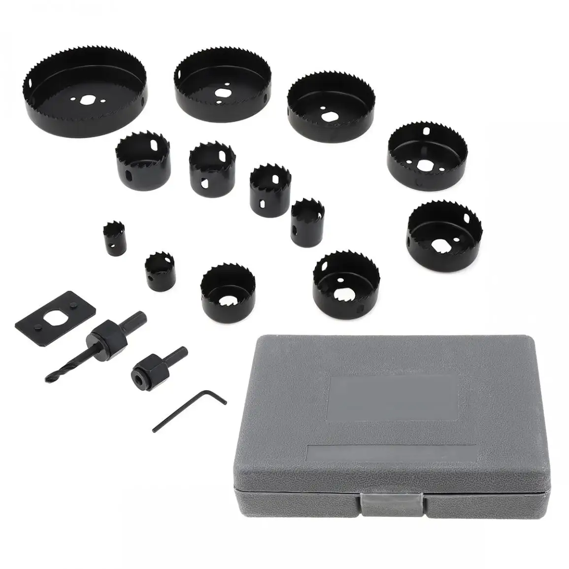 13 шт. 19 мм 127 набор сверл для резки отверстий сверлильный инструмент круглый чехол