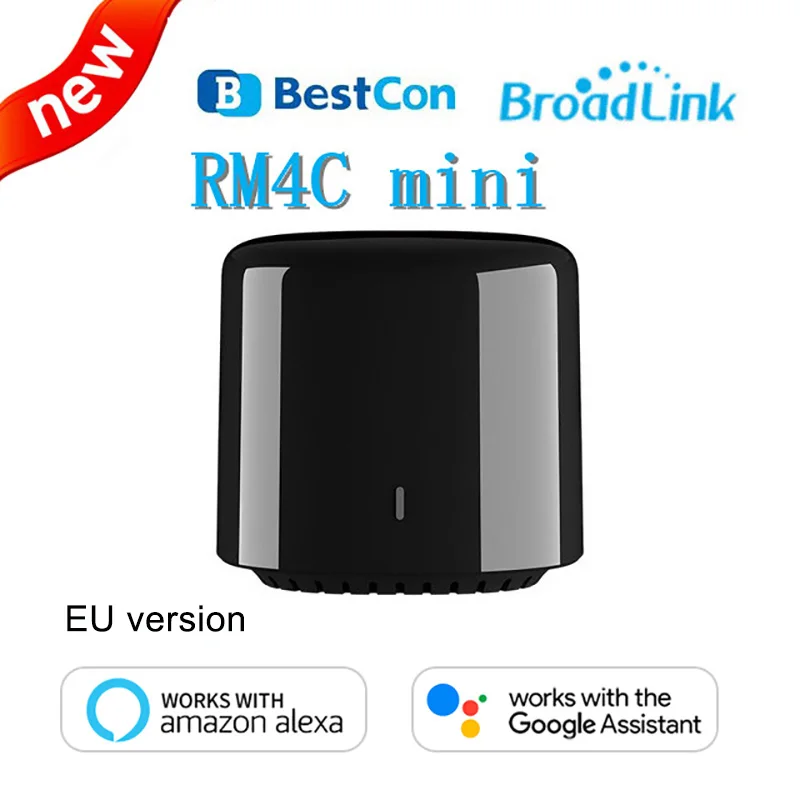 RM4C Mini Broadlink RM 4C Mini 3 Универсальный Интеллектуальный пульт дистанционного управления, Wi-Fi, 4G, ИК-переключатель управления, умный дом, работа с Alexa Google Home - Комплект: RM4C Mini