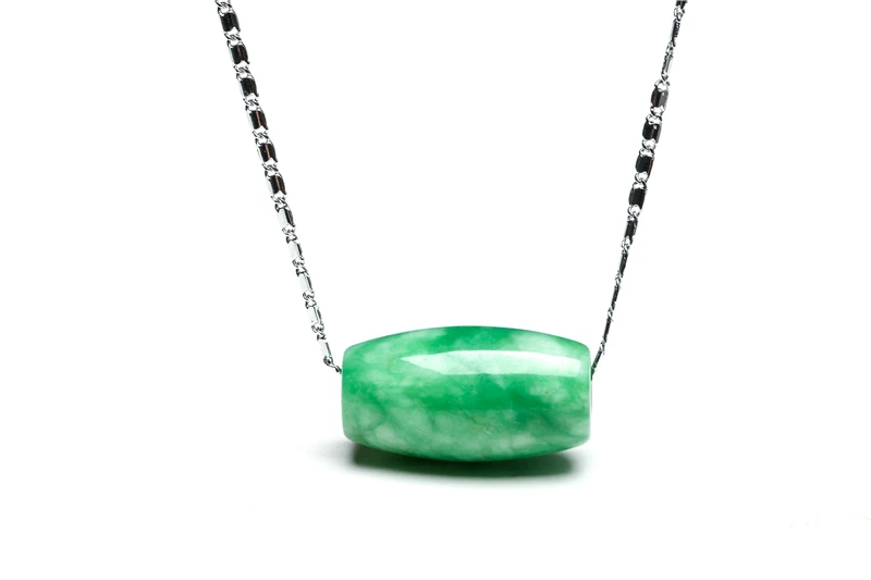Charming jadeite Myanmar jades pendant natural fashion oil necklace lucky safety Charm | Украшения и аксессуары