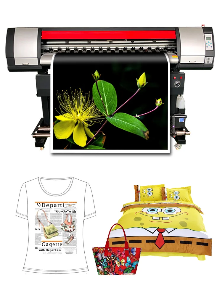 Inkjet Sublimation Printer 1.6M 4720 Printer Digital Fabric Printing Machine T Shirt Printer Sublimation Machine
