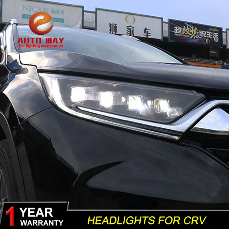 Автомобильный Стайлинг чехол для передней фары Honda CRV 2017 2019
